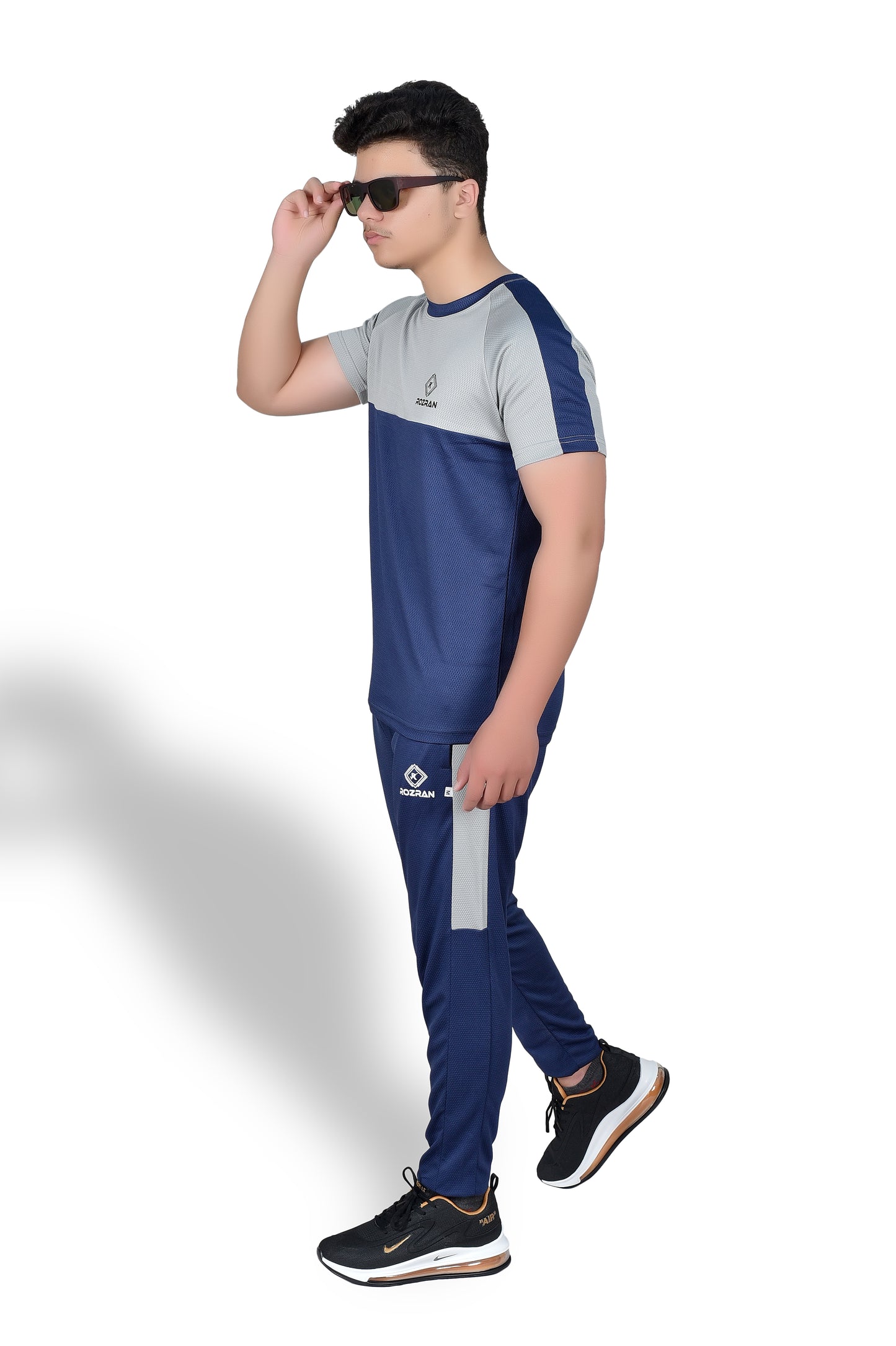 Athlete Pro Blue - Mesh Tracksuit