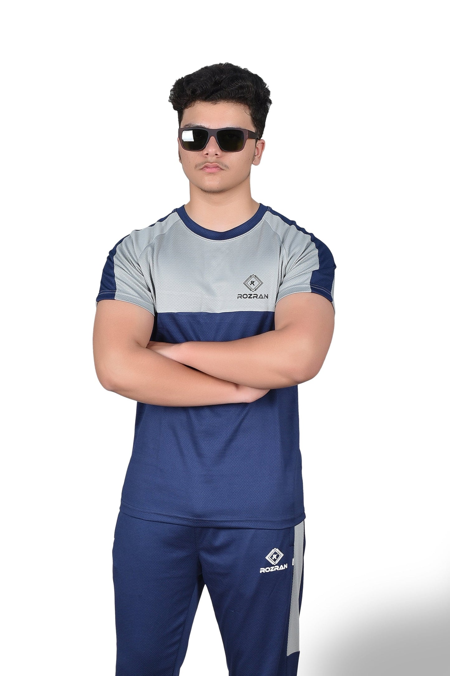 Athlete Pro Blue - Mesh Tracksuit