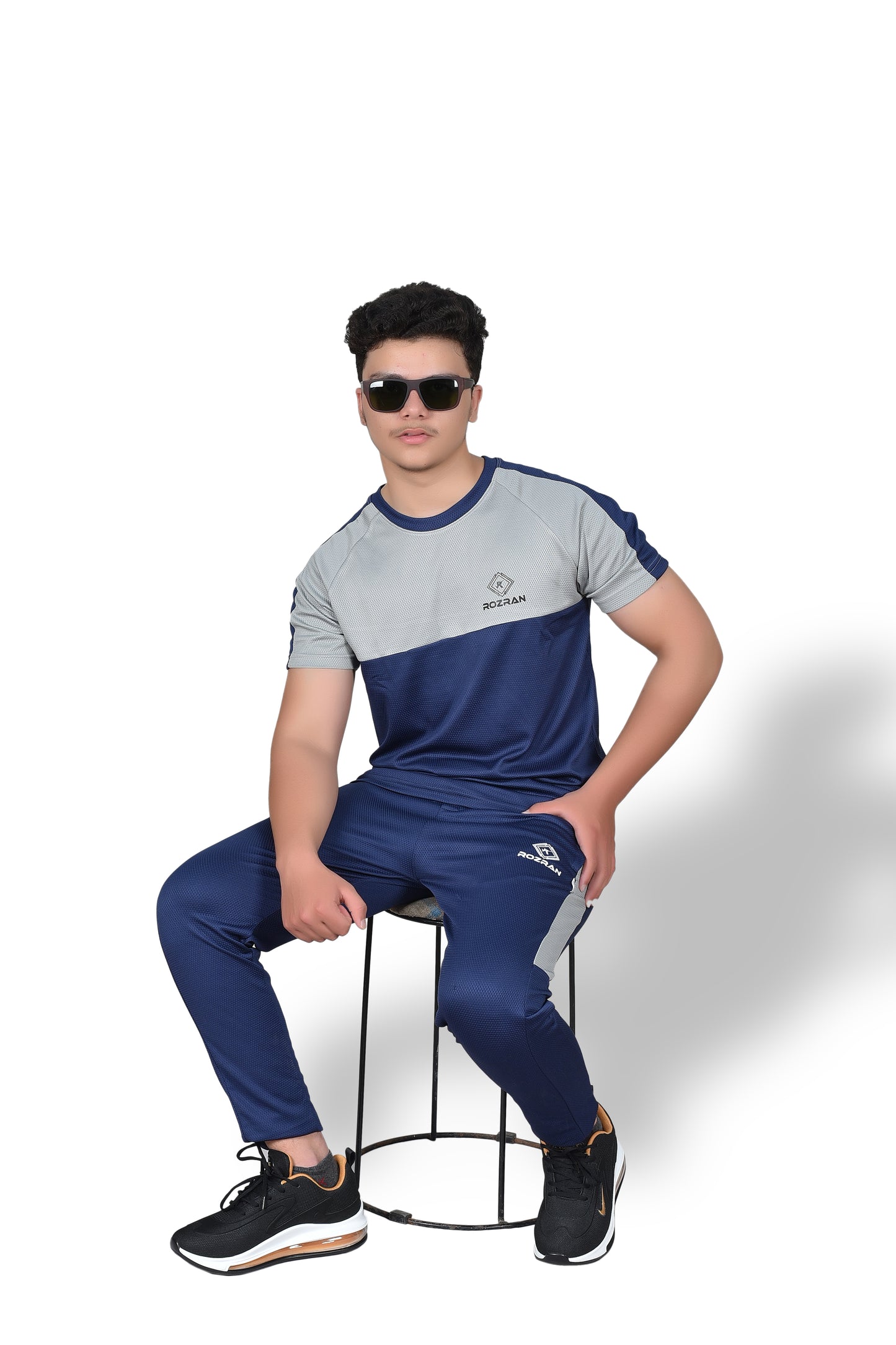 Athlete Pro Blue - Mesh Tracksuit