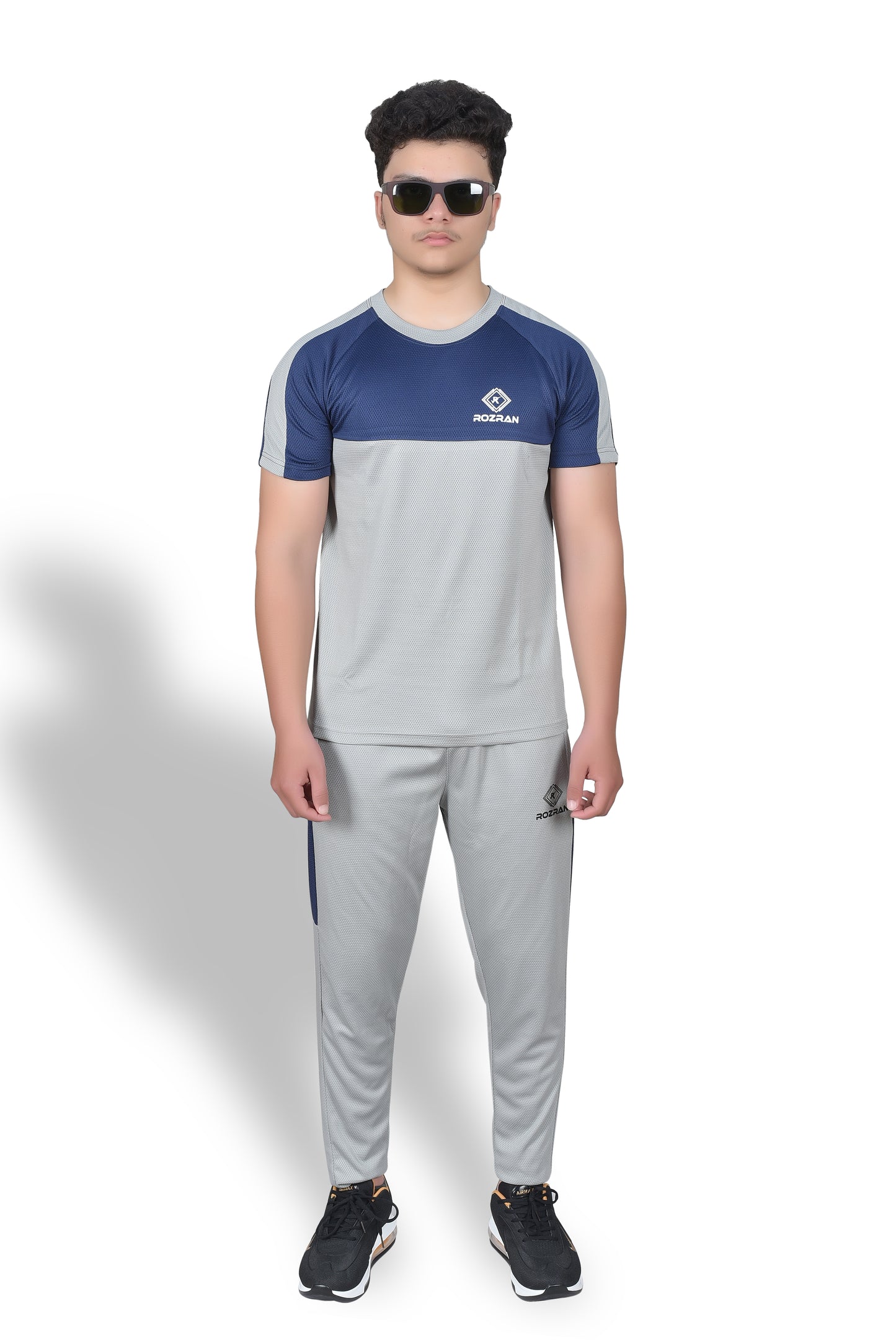Tipped Silver/Navy - Superior Mesh