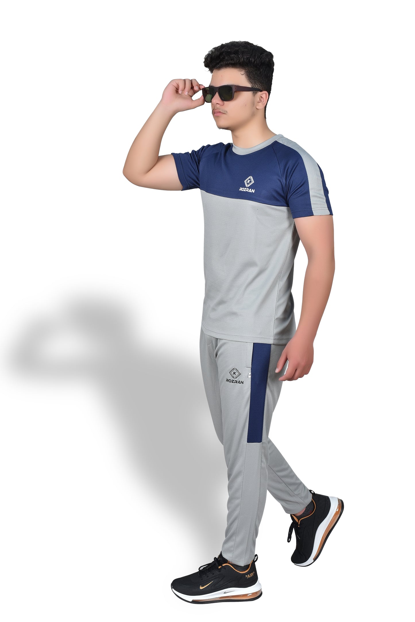 Tipped Silver/Navy - Superior Mesh
