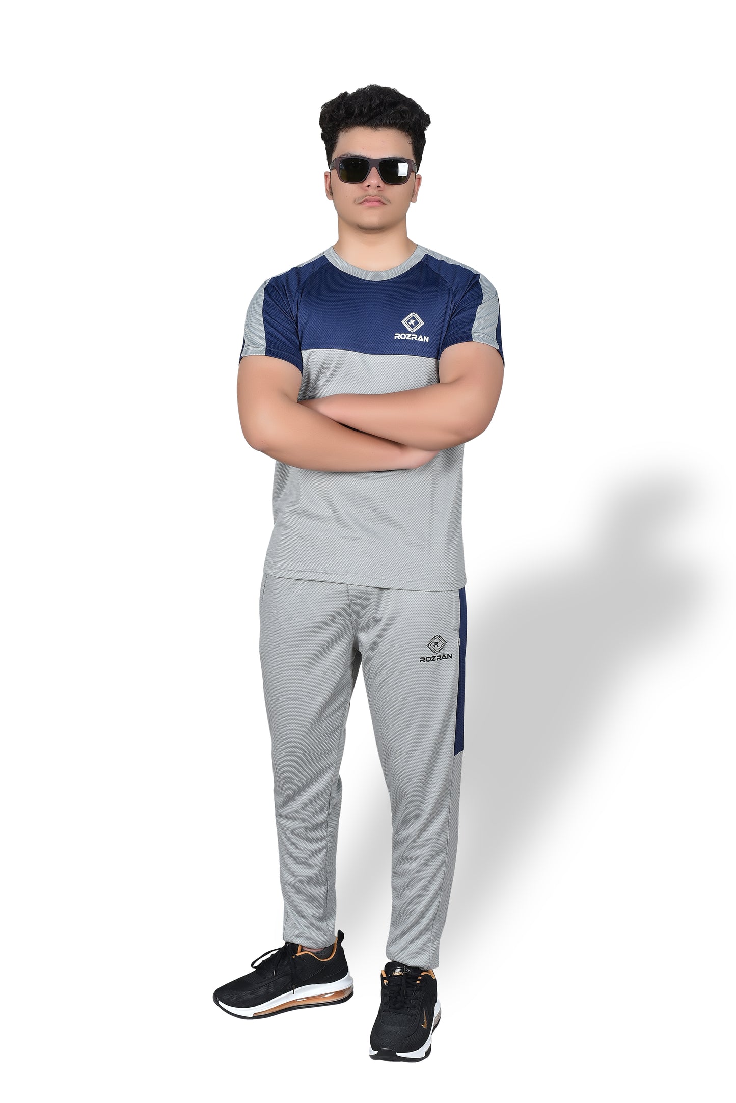 Tipped Silver/Navy - Superior Mesh