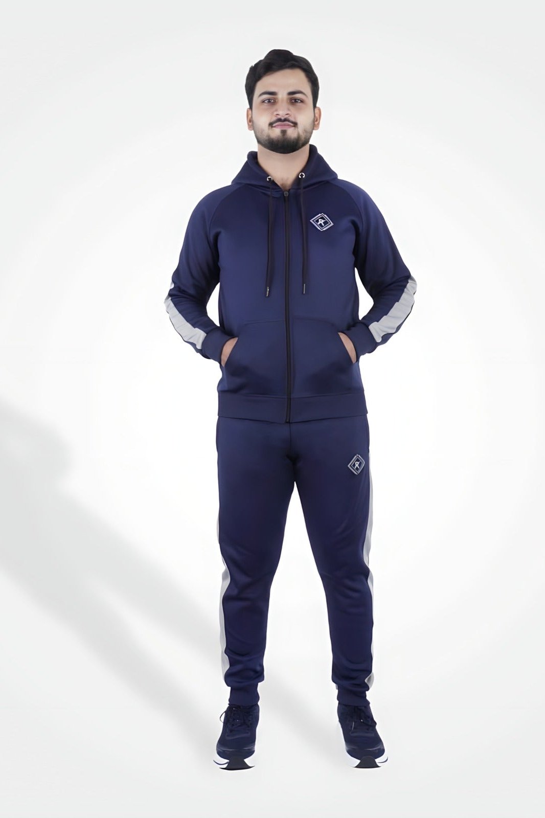 Royal Blue Phantom Zipper Tracksuit