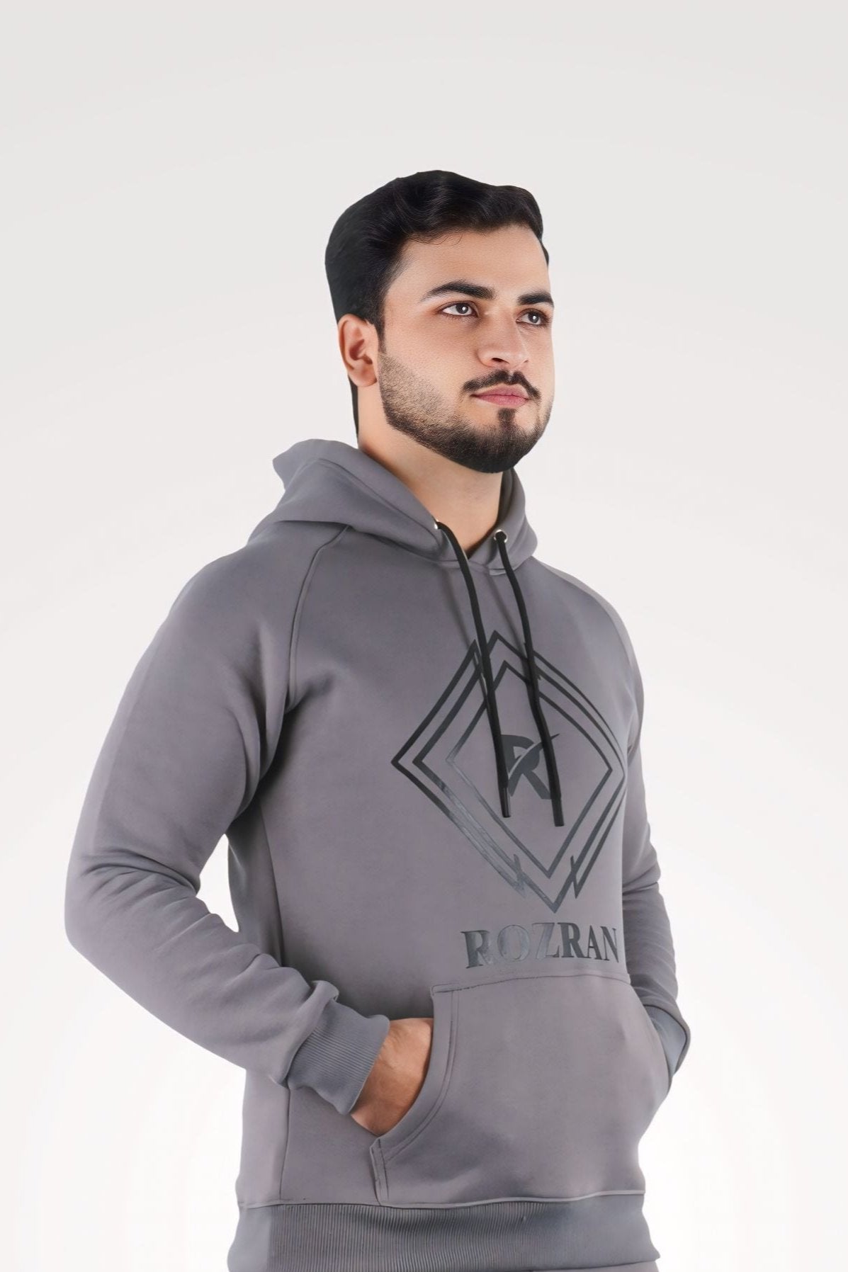 Gray Pullover Hoodie