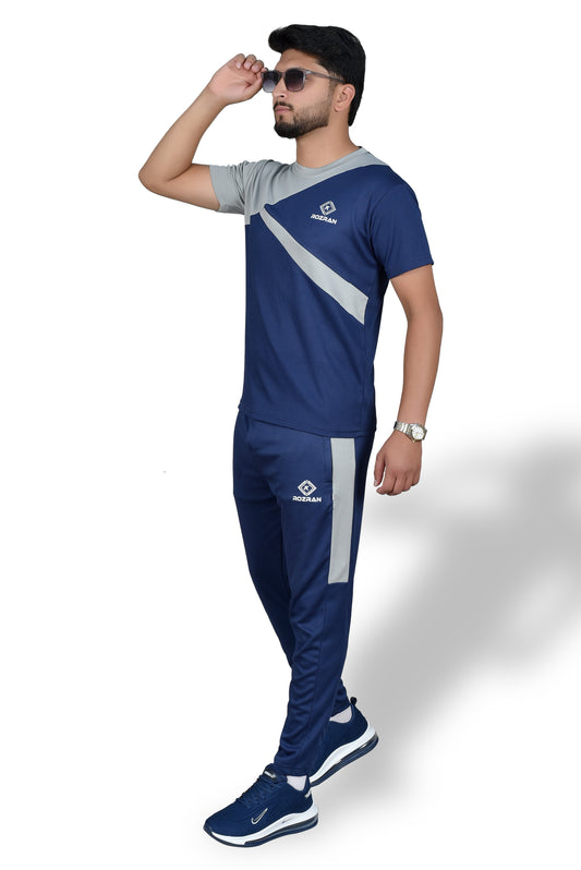 Electric Blue - Mesh Tracksuit