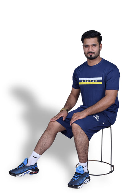 Navy Blue - Mesh Short