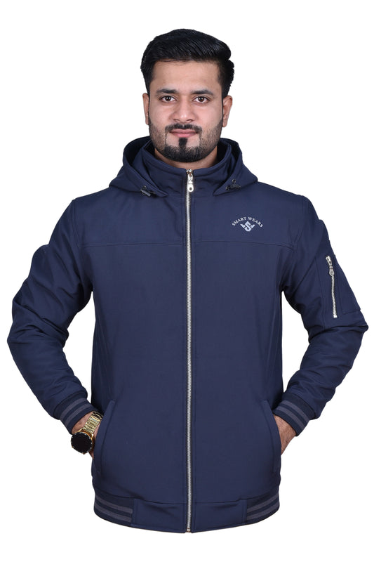 Navy Blue Soft Shell Jacket
