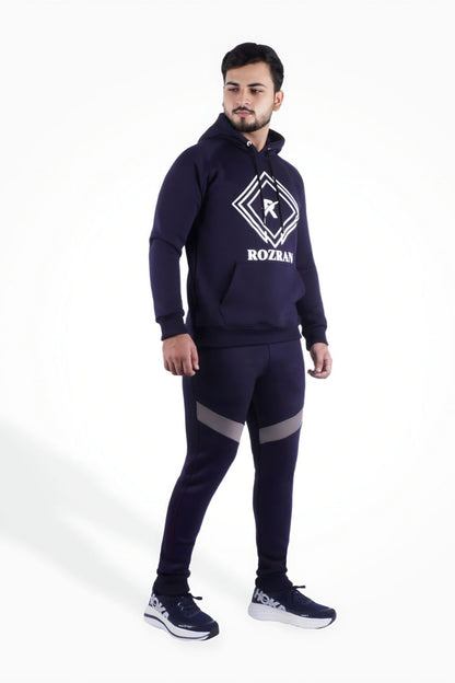 Blue Blaze Pullover 2 Piece Tracksuit