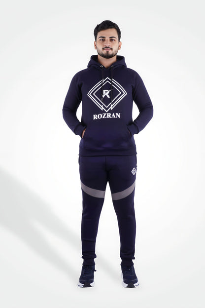 Blue Blaze Pullover 2 Piece Tracksuit