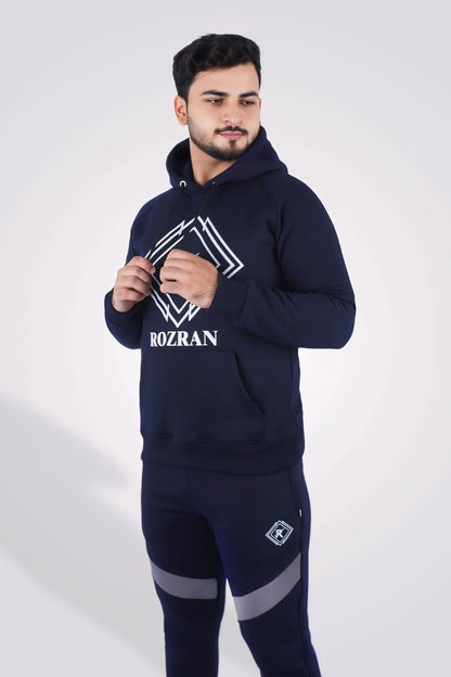 Blue Blaze Pullover 2 Piece Tracksuit