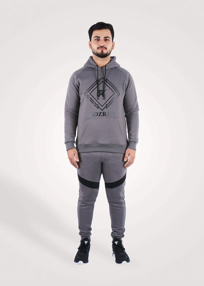 Gray Glide Pullover 2 Piece Tracksuit